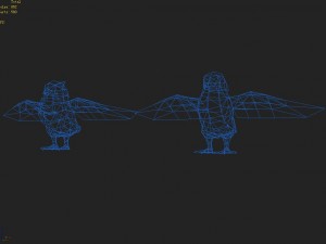 low poly 3d monster - drunken dancer Model 3D