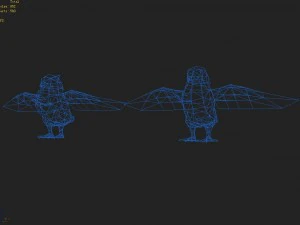 low poly 3d monster - drunken dancer 3D Model