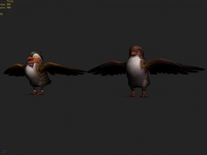 low poly 3d monster - drunken dancer Model 3D