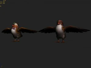 low poly 3d monster - drunken dancer 3D Model