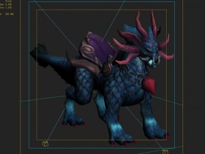 mount - dodge golden eye beast Model 3D