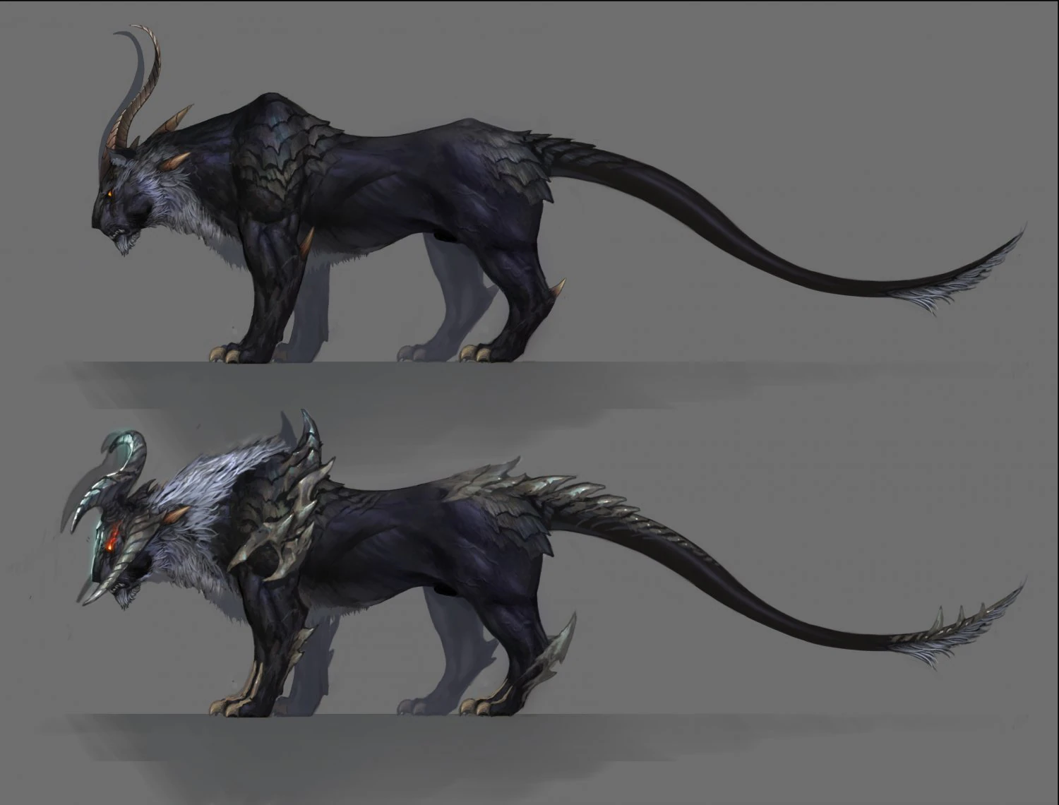 mount - beast 01 3D Model .c4d .max .obj .3ds .fbx .stl .blend 