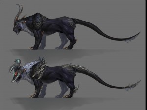 mount - beast 01 3D Модель