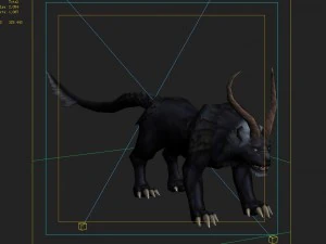 mount - beast 01 3D Model