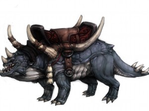 mount - rhinoceros 3D 모델