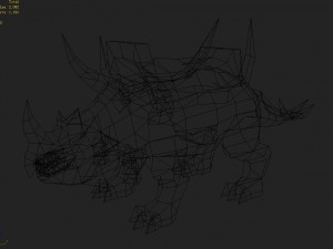 mount - rhinoceros 3D Модель