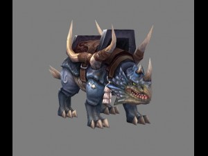 mount - rhinoceros 3D Модель