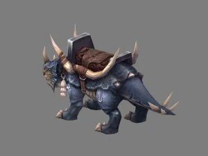 mount - rhinoceros 3D Model