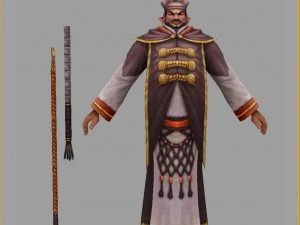low poly 3d characters-aladdin 3D Model