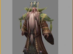 low poly 3d characters-herbs immortal Modello 3D