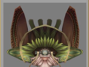 low poly 3d characters-herbs immortal 3D Model