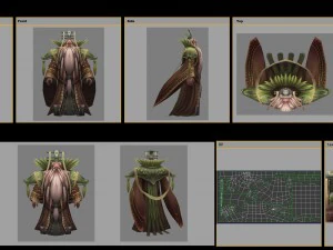 low poly 3d characters-herbs immortal 3D Model