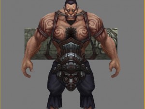 low poly 3d characters-mountains Modèle 3D