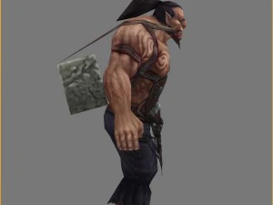 low poly 3d characters-mountains 3D Model