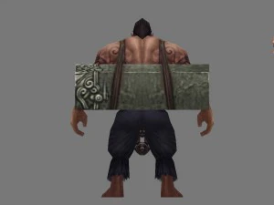 low poly 3d characters-mountains 3D Model