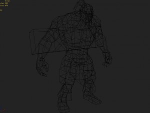 low poly 3d characters-mountains Modèle 3D
