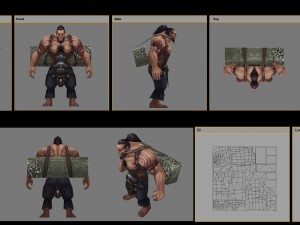 low poly 3d characters-mountains Modèle 3D