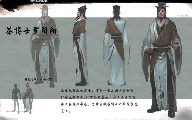 Low Poly 3d Characters Dr Luo Yinyang 3d Model In Man 3dexport