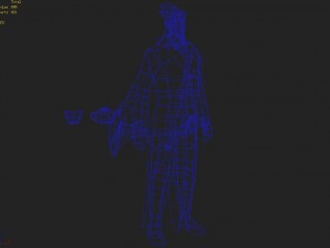low poly 3d characters - dr luo yinyang Model 3D