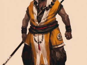 low poly 3d characters-zen Modèle 3D