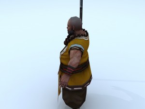 low poly 3d characters-zen Modèle 3D