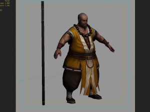 low poly 3d characters-zen Modèle 3D