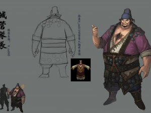 low poly 3d characters-captain of city management 3D Model