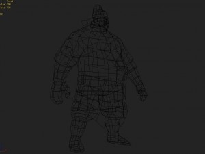 low poly 3d characters-captain of city management 3D Model