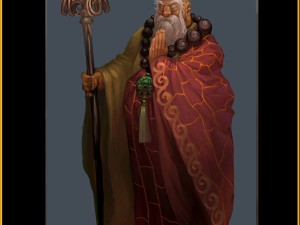 low poly 3d characters - elder 3D Model