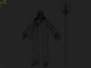 low poly 3d characters - elder 3D Model