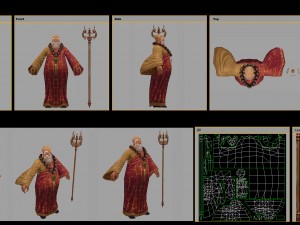 low poly 3d characters - elder 3D Model