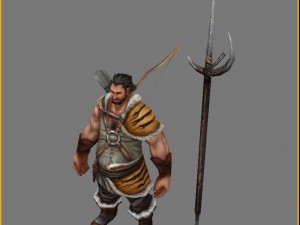 low poly 3d characters - unlucky orion 3D Модель