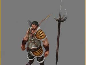 low poly 3d characters - unlucky orion 3D Model
