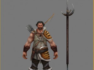 low poly 3d characters - unlucky orion 3D Модель