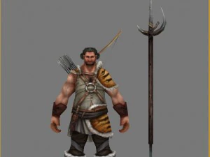 low poly 3d characters - unlucky orion 3D Model