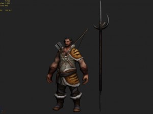 low poly 3d characters - unlucky orion 3D Модель