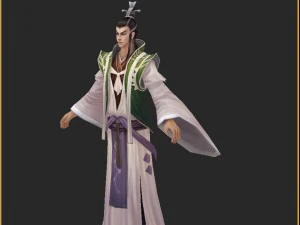 postacie 3D o niskiej zawartości poli - pył poliestrowy Model 3D