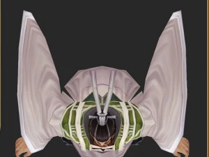 postacie 3D o niskiej zawartości poli - pył poliestrowy Model 3D