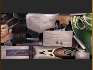 low poly 3d characters - polyester dust 3D-Modell