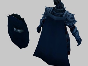 low poly 3d characters-soul of the shield soldier 3D 模型