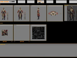 low poly 3d characters-dragon pit manager 3D Model