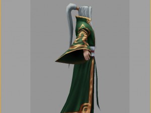 low poly 3d characters- dragontail tourists 3D Model