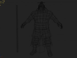 low poly 3d characters-devil magic Modelo 3D