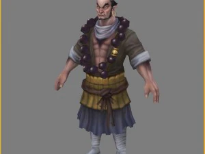 low poly 3d characters-evil tou 3D Model