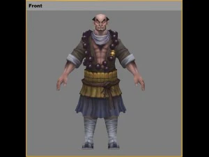 low poly 3d characters-evil tou 3D Model