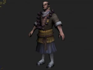 low poly 3d characters-evil tou 3D Model