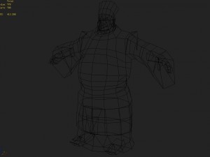 low poly 3d characters - magic businessman Modello 3D