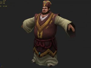 low poly 3d characters - magic businessman 3D Model