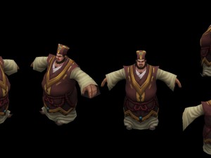 low poly 3d characters - magic businessman Modello 3D
