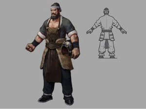 personagens 3D low poly - empresário blindado Modelo 3D